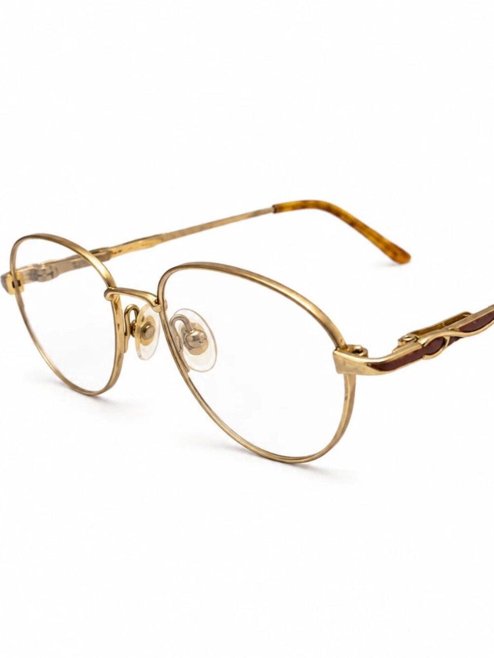 VTG Catherine Deneuve SH Rose Gold Full Rim Eyeglass Frame 51/17/130